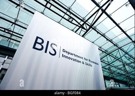 BIS. Dipartimento per l'innovazione aziendale e abilità. Londra. Regno Unito 2009. Foto Stock