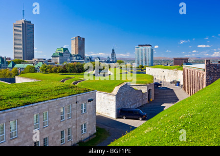 La Citadelle di Quebec Quebec Citadel National Historic Site, nella Vecchia Quebec Quebec City, Quebec, Canada. UNESCO World Heritag Foto Stock