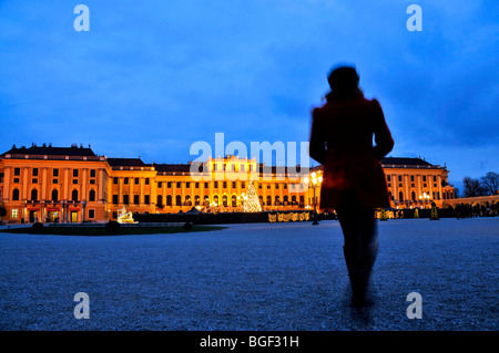 Palazzo di Schonbrunn, Vienna, Austria Foto Stock