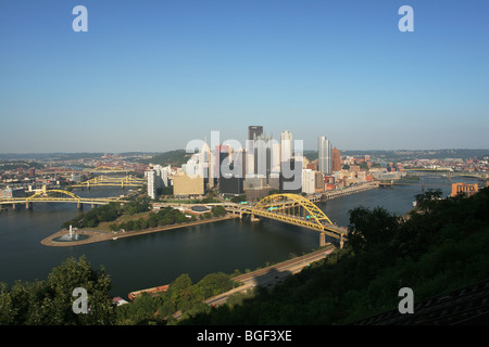 Pittsburgh Pennsylvania USA Cityscape. Foto Stock