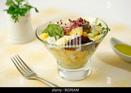 Insalata mista. Ricetta disponibile. Foto Stock