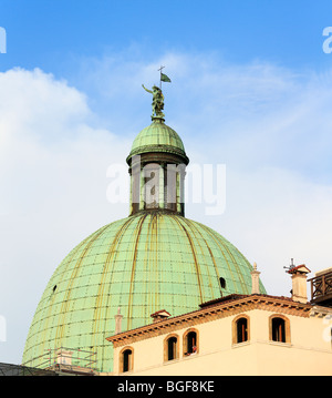 Cupola della chiesa di San Simeone Piccolo (San Simeone e Giuda), Venezia, Veneto, Italia Foto Stock