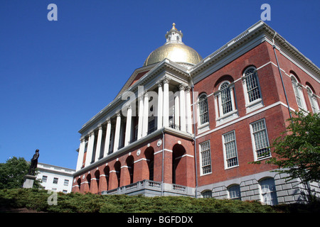 Massachusetts State House Foto Stock