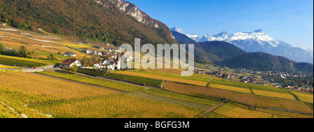 Yvorne, Svizzera Foto Stock