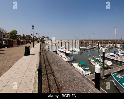 Il Molo Jetty e porto di watchet somerset England Regno Unito Foto Stock