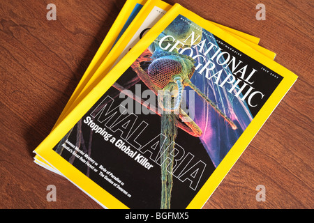 La rivista National Geographic Foto Stock