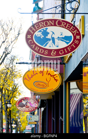 Market Street Downtown Shopping Corning New York Regione dei Laghi Finger Foto Stock