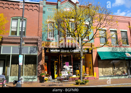 Market Street Downtown Shopping Corning New York Regione dei Laghi Finger Foto Stock