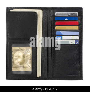 Billfold il titolare della carta di credito wallet Foto Stock