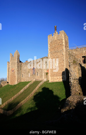 Rovine del Castello di Framlingham Inghilterra Suffolk REGNO UNITO Foto Stock