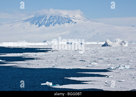Il monte Erebus Ross Island Antartide Foto Stock