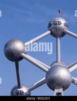 L'Atomium di Heysel Park, Heysel, Bruxelles, Belgio Foto Stock