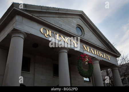 Il Mercato di Quincy in Boston Foto Stock