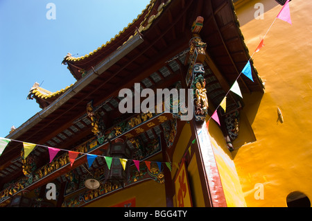 Zhiyuan tempio Jiuhua Shan. Provincia di Anhui, Cina. Foto Stock