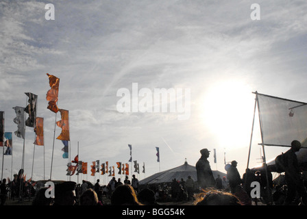 Atmosfera a Glastonbury festival 2008 Data: 29.06.2008 Foto Stock