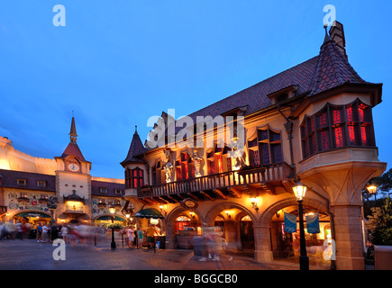 Disney World, Epcot Center, Germania, mondo di Disney shop front, Orlando,Florida, Stati Uniti d'America Foto Stock