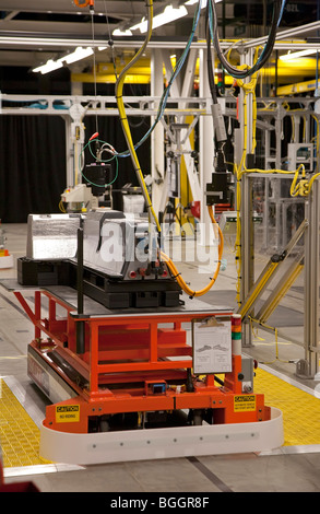 General Motors impianto di fabbricazione per il pacco batteria per la Chevrolet Volt auto elettrica Foto Stock