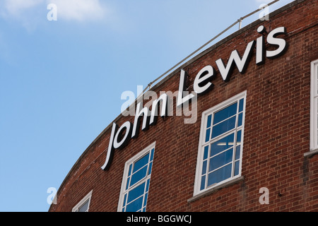John Lewis department store - Norwich nel Regno Unito nevicata dei primi di gennaio 2010. Foto Stock