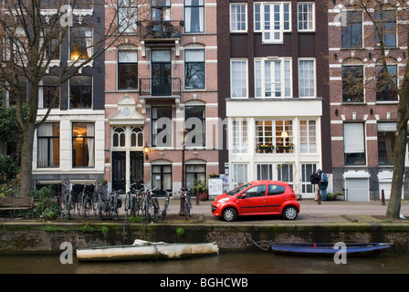 Leidsegracht, Amsterdam, Olanda Settentrionale, Paesi Bassi Foto Stock