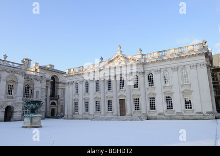 Inghilterra; Cambridge; Il Senato in inverno Foto Stock