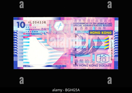 Hong kong banconota Foto Stock