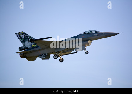 RNLAF F-16 a RAF Leuchars Airshow 2009, Fife, Scozia Foto Stock