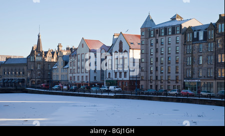 La Riva, Leith, ghiacciato Foto Stock