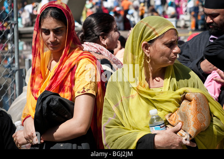 Relazioni annuali di primavera Vaisakhi parade di Toronto, celebra la cultura Sikh Foto Stock