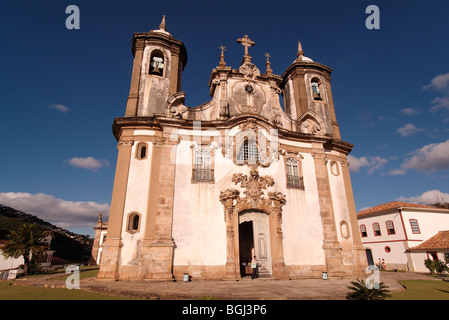 Nossa Senhora do Carmo Chiesa; Ouro Preto, Brasile Foto Stock