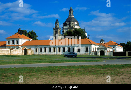 Monastero camaldolese, chiesa (1667-1715) da architetti Freddo e puttini, Kaunas, Pazaislis, Lituania Foto Stock