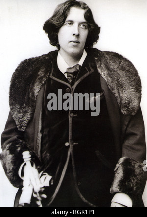 OSCAR WILDE - Irish playwright, romanziere e scherzi (1854-1900) Foto Stock