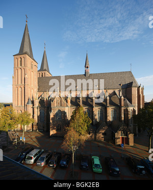 Kleve, Probsteikirche S. Mariae assunta, Blick von Süden Foto Stock