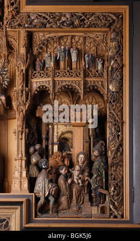 Kleve, Probsteikirche S. Mariae assunta, Marienaltar Hochchor im, 1510/1515 von Henrik Douvermann und Jakob Dericks, Foto Stock