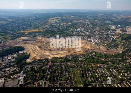 Vista aerea, pianificazione del paesaggio, Emscher, Phoenix-See, ex mulino di acciaio sito, Hoerde, Dortmund, Ruhrgebiet regione Nord Reno Foto Stock