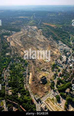 Vista aerea, pianificazione del paesaggio, Emscher, Phoenix-See, ex mulino di acciaio sito, Hoerde, Dortmund, Ruhrgebiet regione Nord Reno Foto Stock