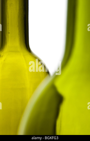 bottiglie di vino Foto Stock