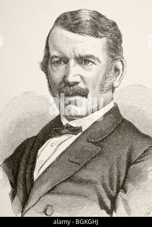 David Livingstone, 1813 a 1873. Scottish missionario e di explorer. Foto Stock