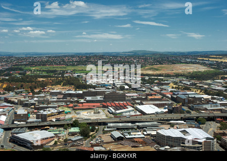 Johannesburg dalla sommità del Carlton Centro, Sud vista Foto Stock