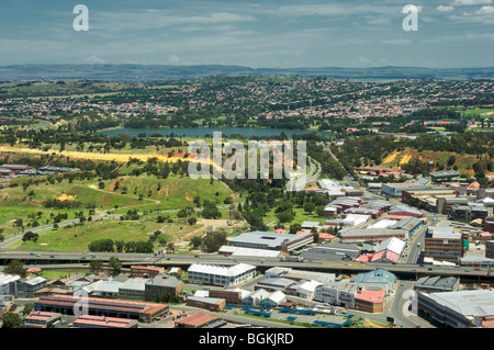 Johannesburg dalla sommità del Carlton Centro, Sud vista Foto Stock