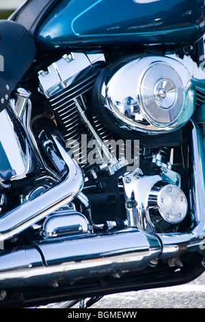 Motore in moto Foto Stock