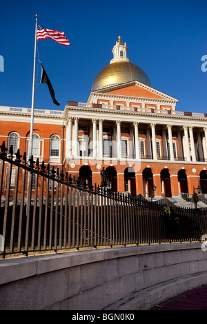 Lo stato House, Capitol Building a Boston, Massachusetts, STATI UNITI D'AMERICA Foto Stock