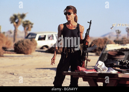 Terminator 2: il giorno del giudizio Anno : 1991 Direttore : James Cameron Linda Hamilton Foto Stock