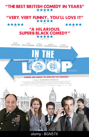 Nel loop Anno : 2009 Direttore : Armando Iannucci poster (USA) Foto Stock