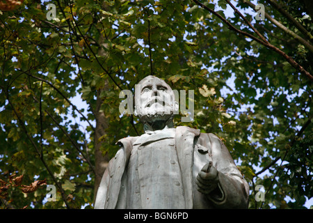 Statua di Sidney Waterlow in Waterlow Park, Highgate, London, Regno Unito Foto Stock