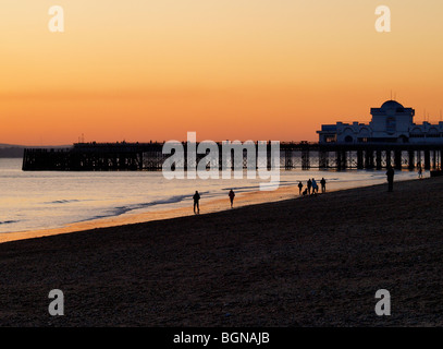 South Parade Pier, Southsea, Portsmouth, Regno Unito Foto Stock