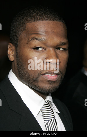 50 cent AKA CURTIS JACKSON HOME DI BRAVE PREMIERE MONDIALE BEVERLY HILLS LOS ANGELES STATI UNITI D'AMERICA 05 Dicembre 2006 Foto Stock