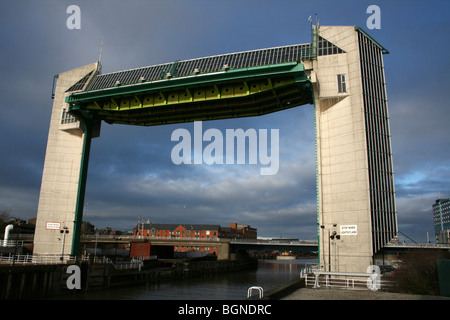 Fiume Hull barriera di marea in Hull, East Riding of Yorkshire, Regno Unito Foto Stock