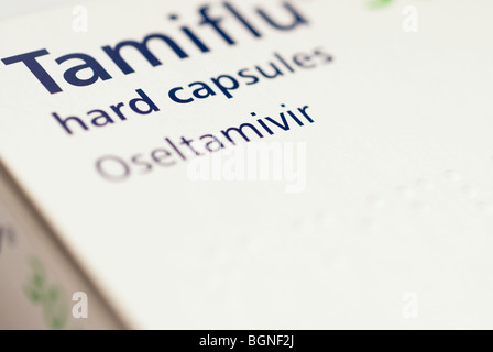 Tamiflu capsule rigide, Foto Stock