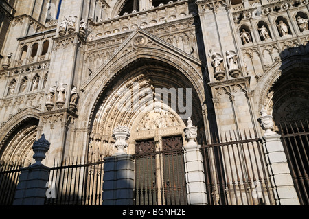 Cattedrale di Toledo, Castilla-La Mancha, in Spagna Foto Stock