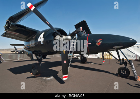 Nevada Reno gare d'aria F7F Tiger Cat aereo display Foto Stock